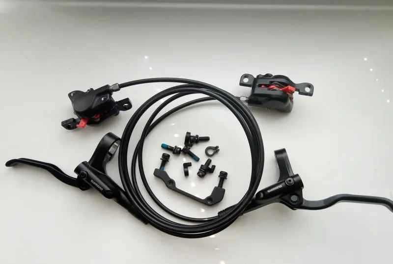 Тормоза дисковые гидравлические SHIMANO BL-MT200 + Роторы 160 мм