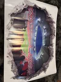FC Bayern Tatuaż ścienny 3D motyw stadionu