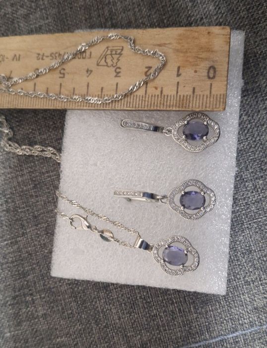 Акція,Серебряный комплект: с пробой 925