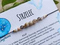 Strzelec bransoletka na szczęście, kamienie amulet