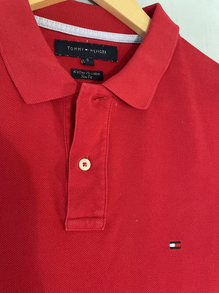 Polo Vermelho Tommy Hilfiger