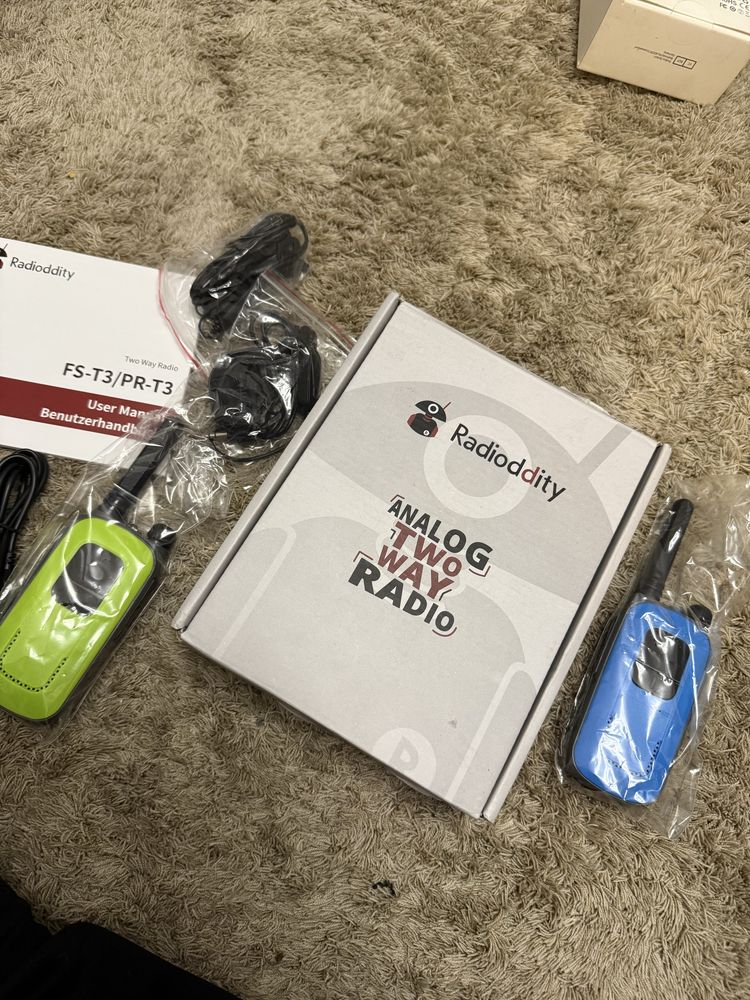 Radioddity FS-T3 PR-T3 walkie-talkie krótkofalówki zestaw