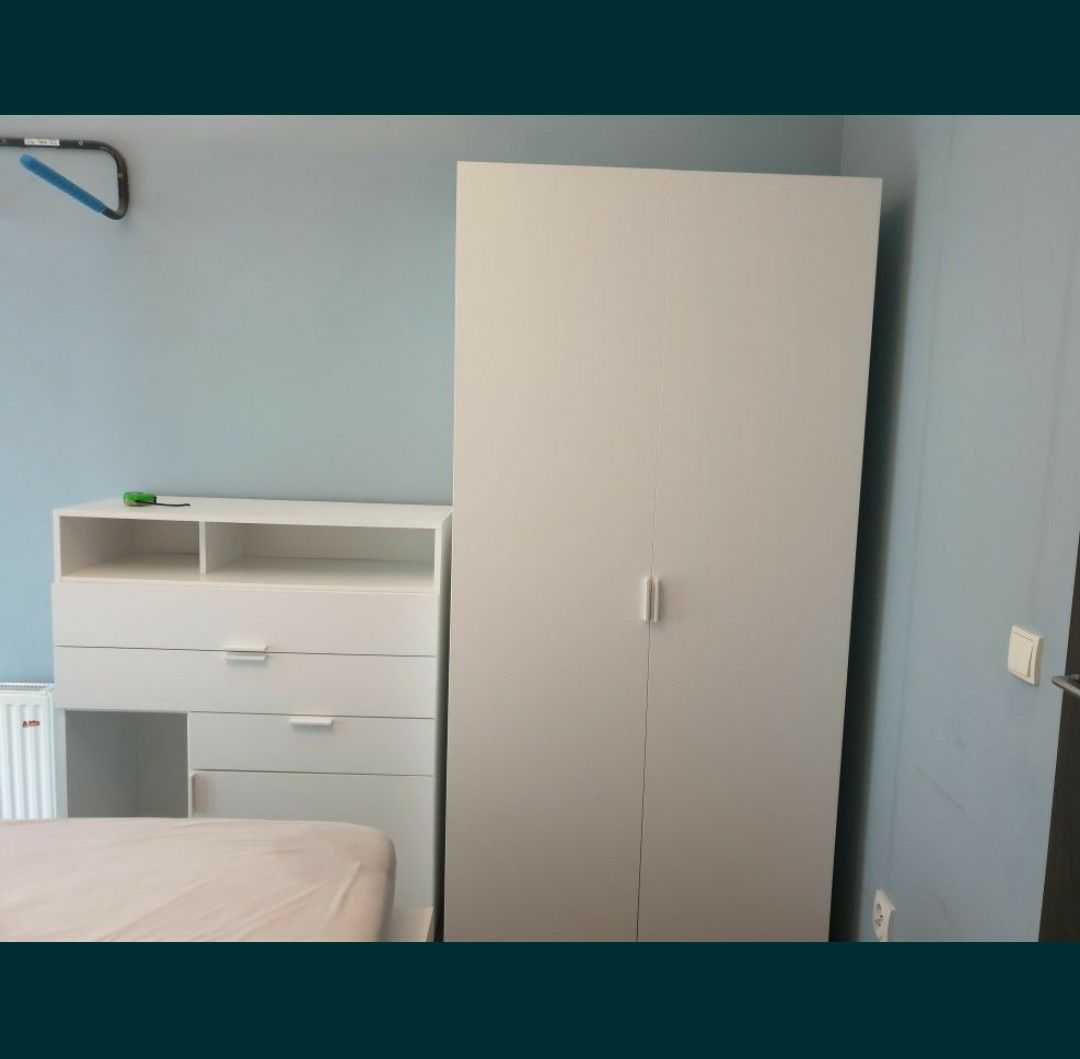 Komoda biała regał barek vox 4 YOU ze skrzynką