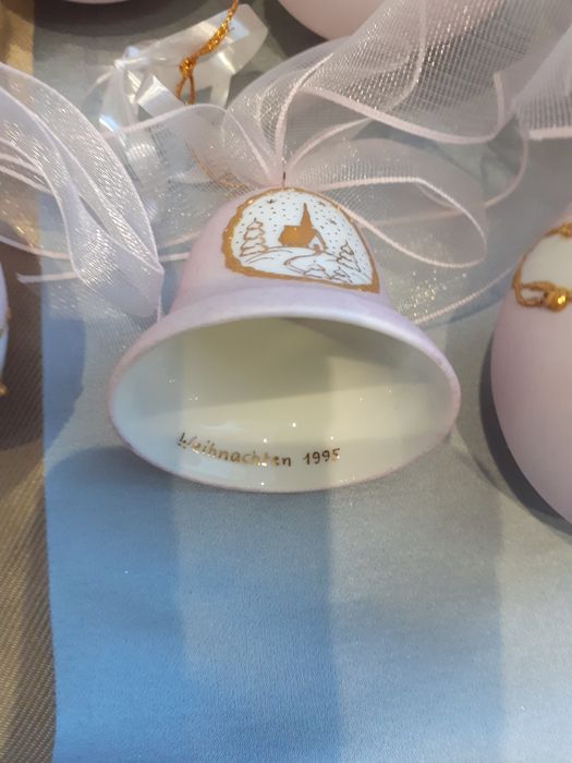 Новорічна,ялинкова порцелянова іграшка фарфор Німеччина.