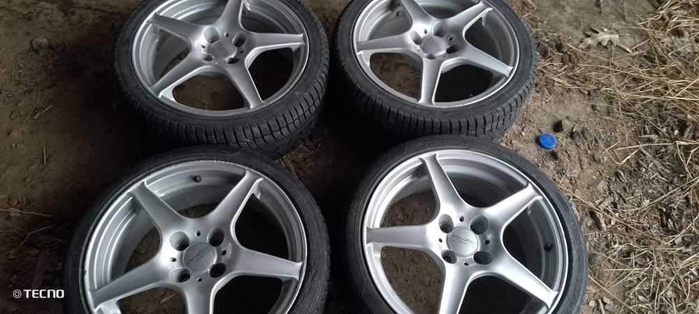 Диски 4*100 R17  з резиною на сезон 205/55