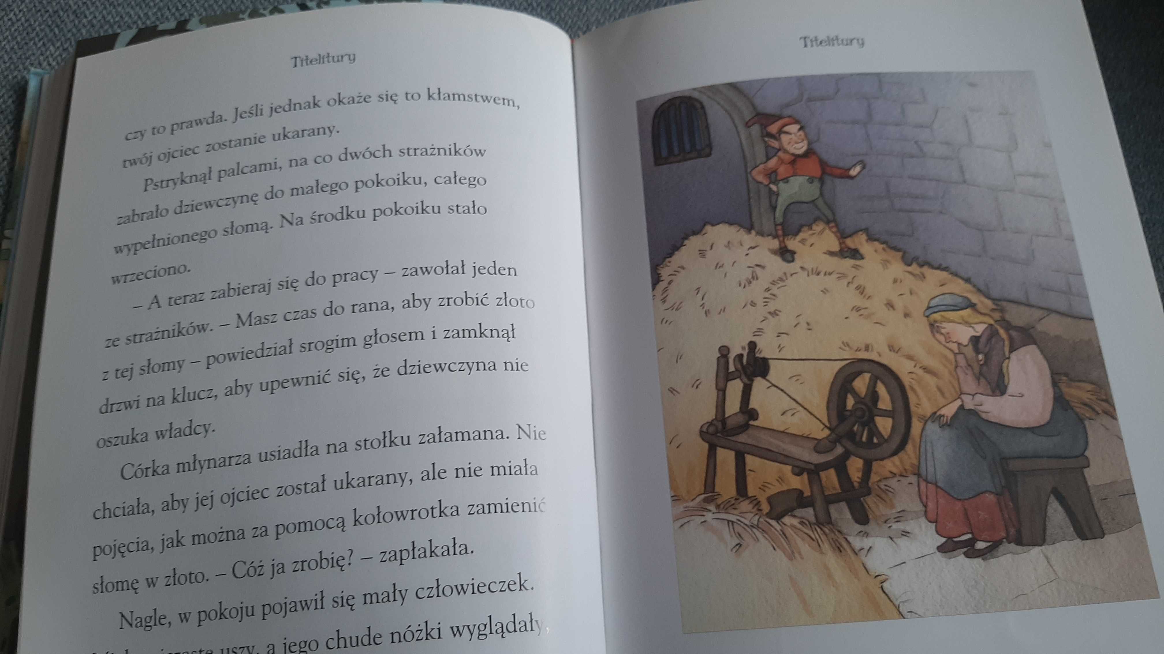 2 szt. komplet Baśnie Ilustrowanie Andersena i Braci Grimm