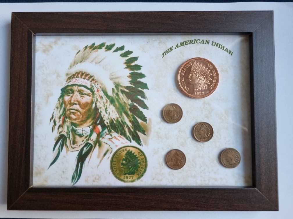 1 cent USA The American Indian oryginał