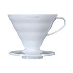 Пуровер Воронка HARIO V60 02 для кави на 1-4 чашки пластикова біла