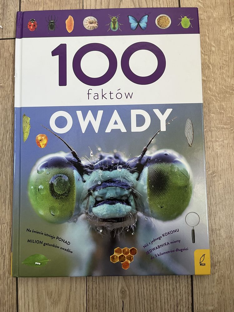 Książki o owadach „Nie tylko robale”, „100 faltow owady”