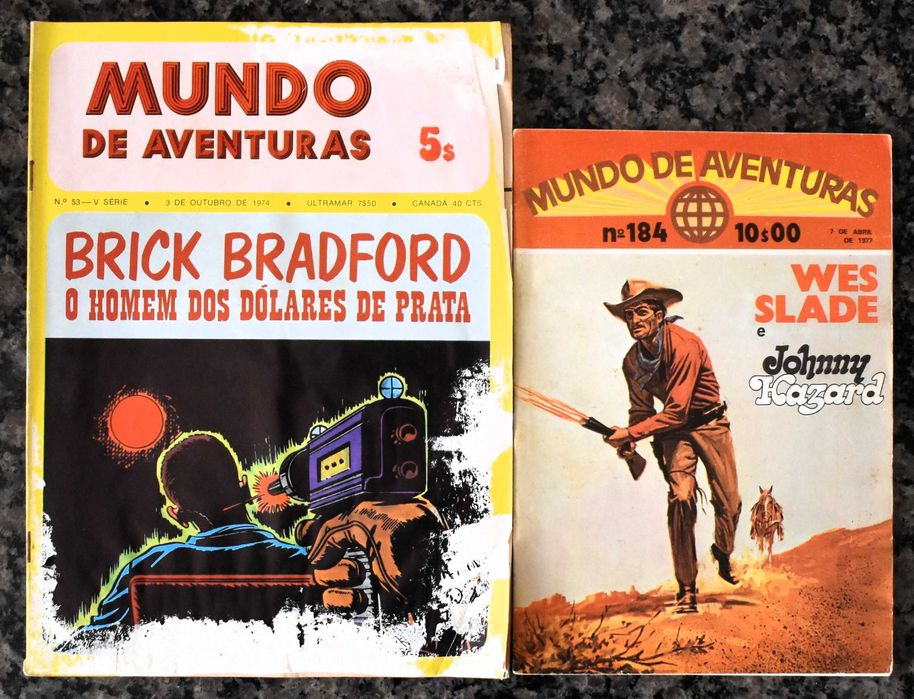 Lote de 6 revistas "Mundo de Aventuras"