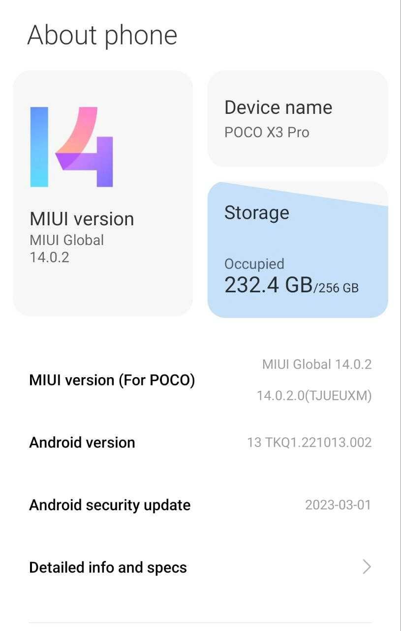 Xiaomi poco x3 pro 8/256gb