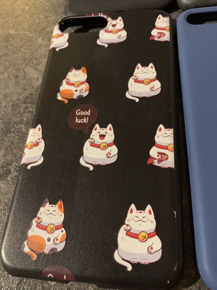 Etui, case, plecki Iphon 7 plus, Maneki-Neko, iphon