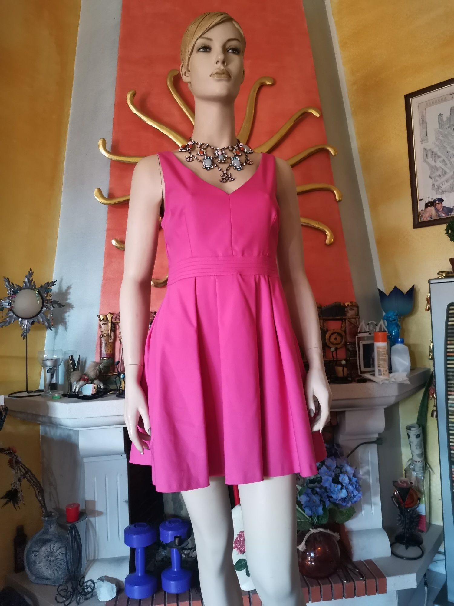 Vestido rosa novo