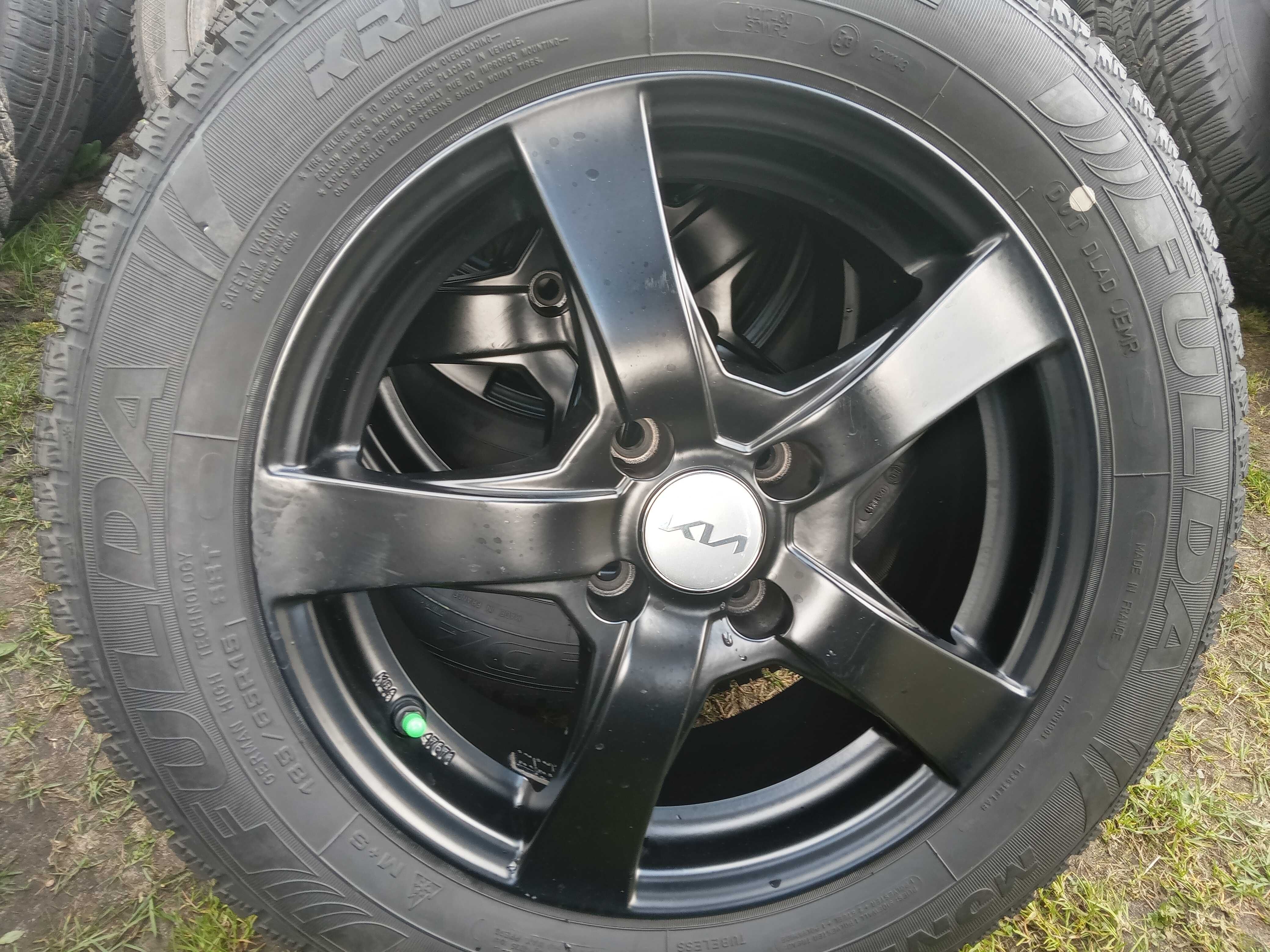 Alufelgi Kia Rio 2021 z oponami 185/65R15 Fulda