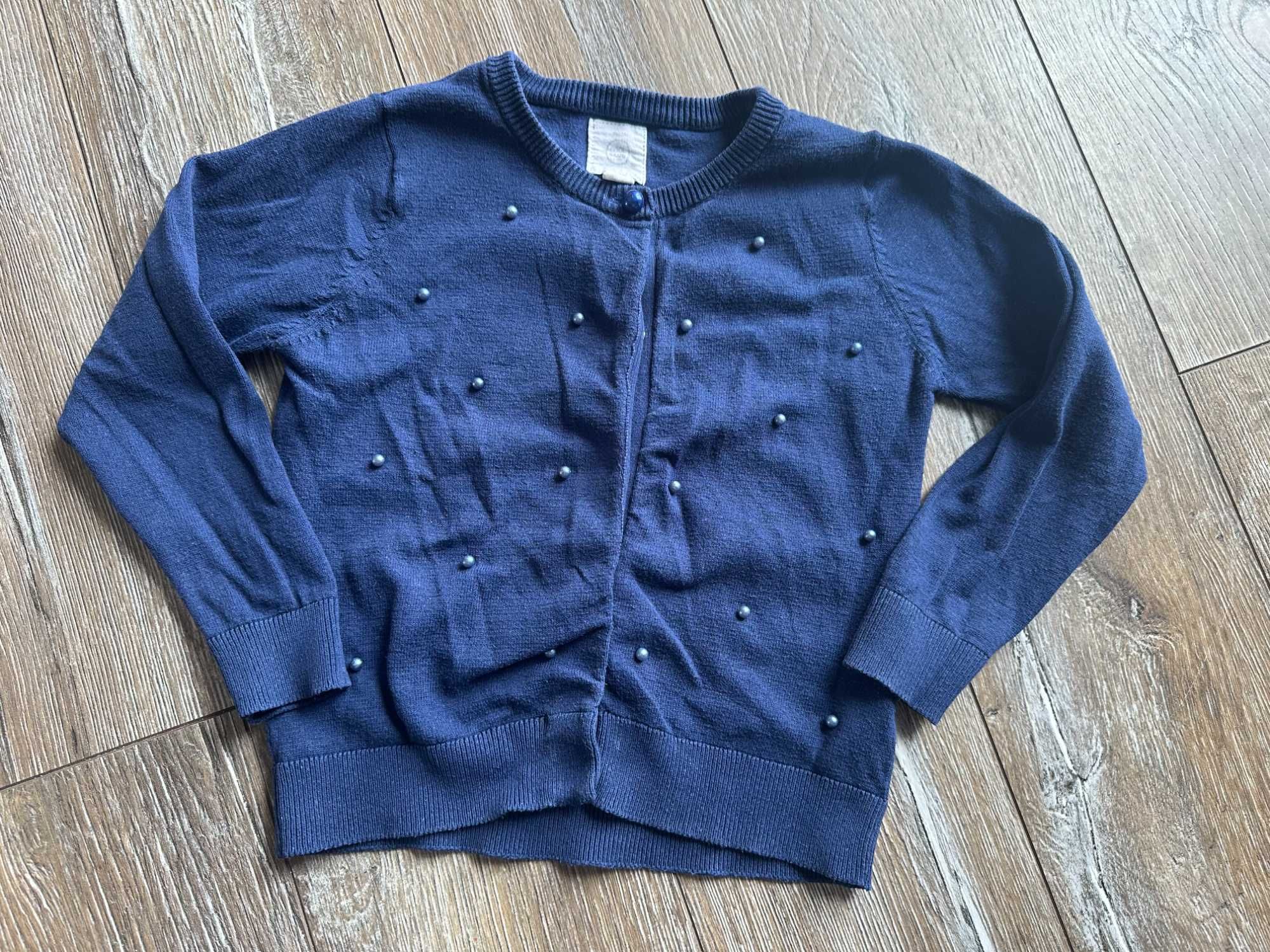 Sweter 104 cm piękny granatowy bawełniany Cool Club Stan idealny Smyk