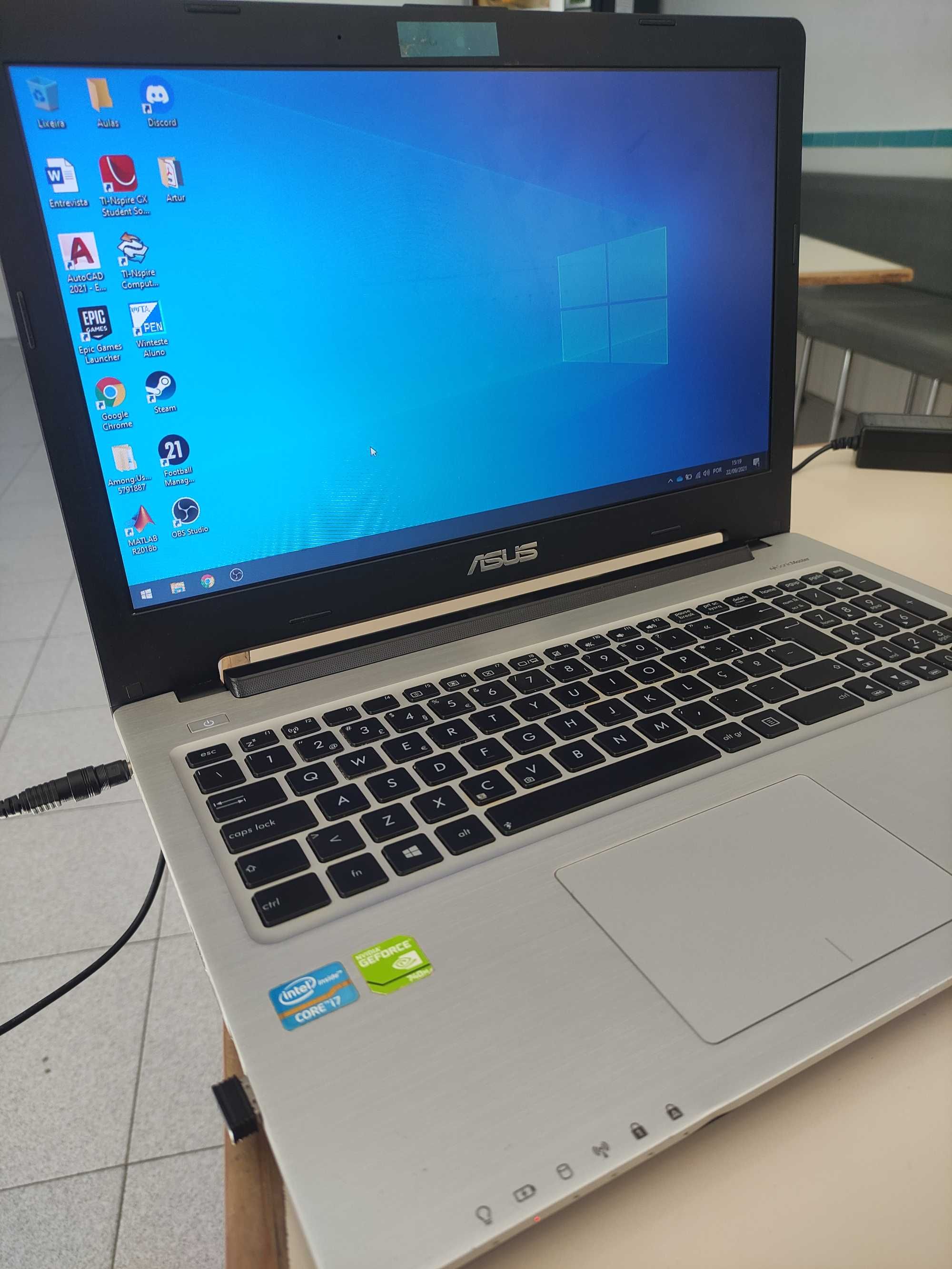Portátil Asus K56CB