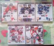 Kolekcja NHL PS3, NHL 14 PS3 + 13 + 12 + NHL arcade PS3 + NHL 11 + 10