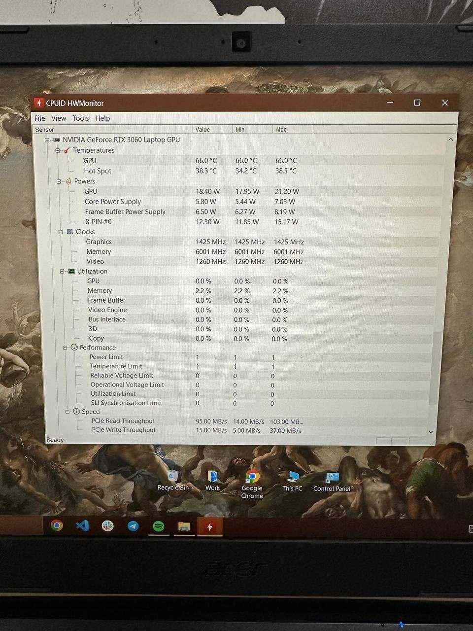 Ігровий ноутбук Acer Nitro 5/R7-5800H/16GB/SSD 1TB/RTX 3060 6GB/144Hz