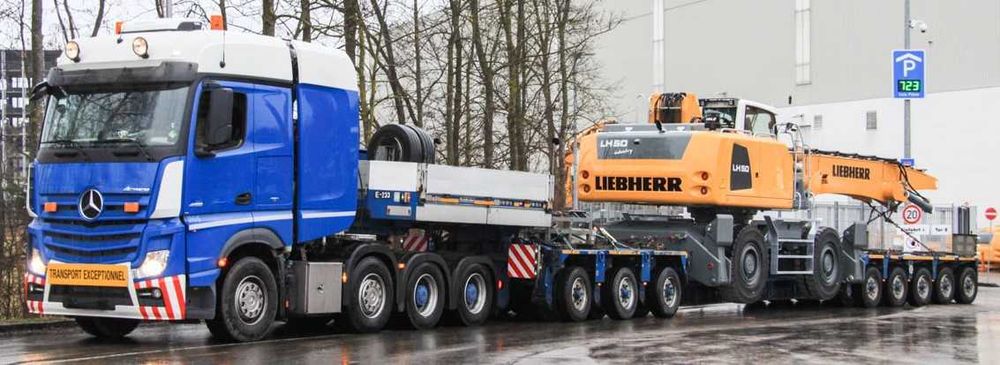 Доставка негабаритних вантажів - низькорамним тралом \платформа