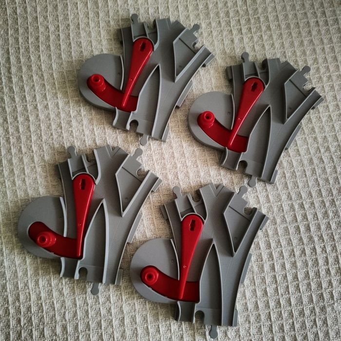 Rozjazdy kolejowe (4) • kompatybilne z lego duplo