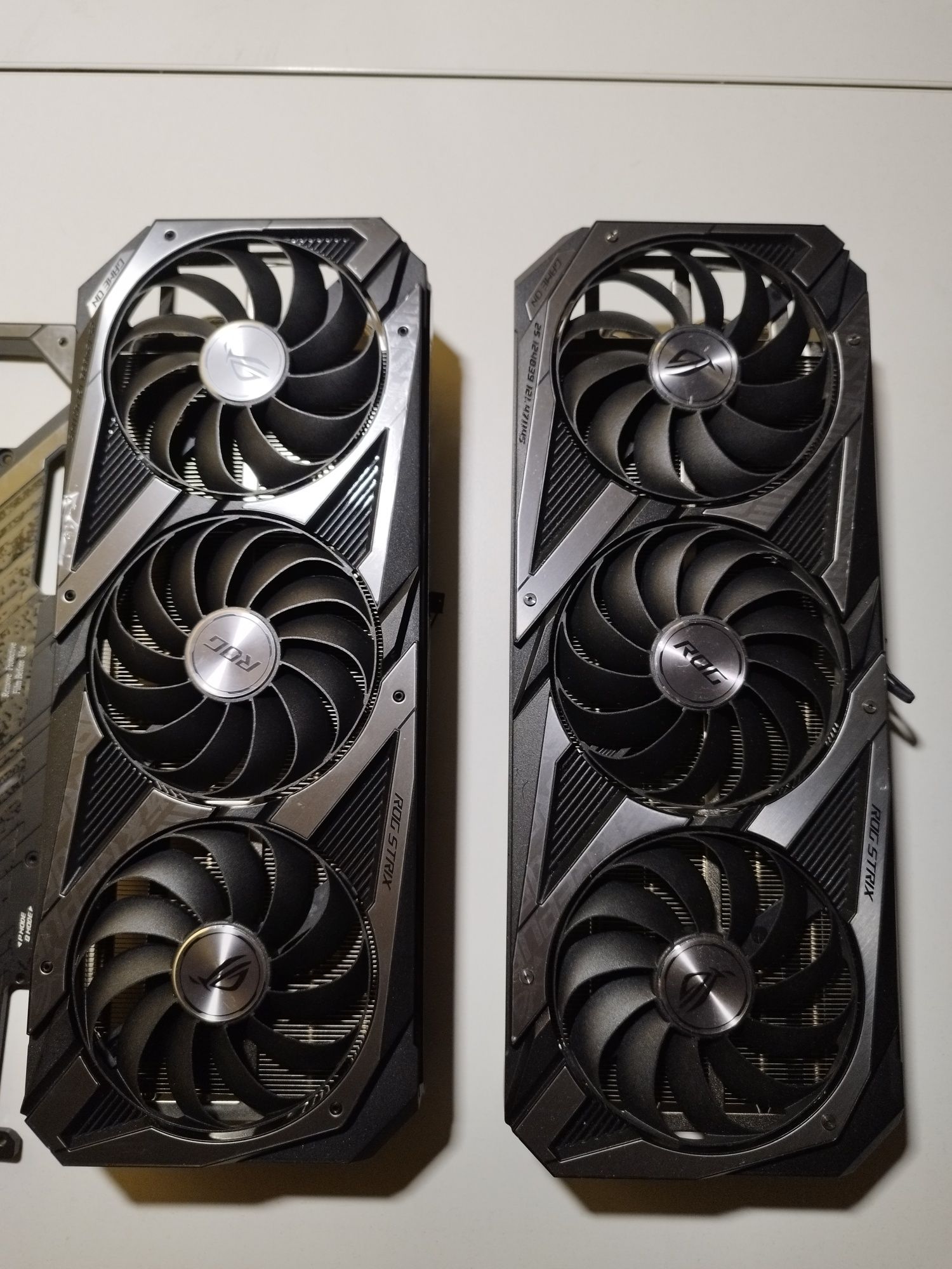 Chłodzenie karty graficznej RTX 3090 Asus Rog Strix