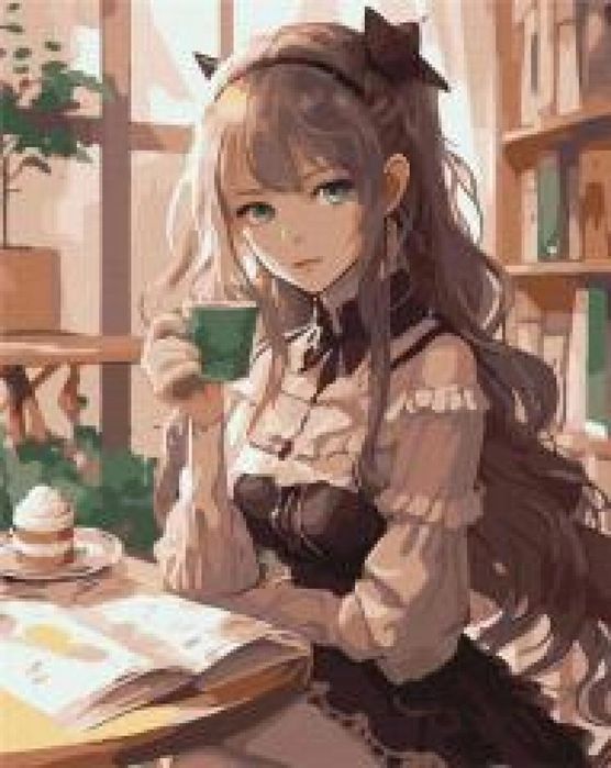 Malowanie po numerach - Wdzięczne piękno 40x50cm Ideyka pudełko,