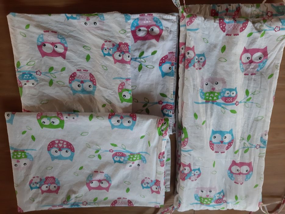 Pościel bawełniana 90x120 do łóżeczka