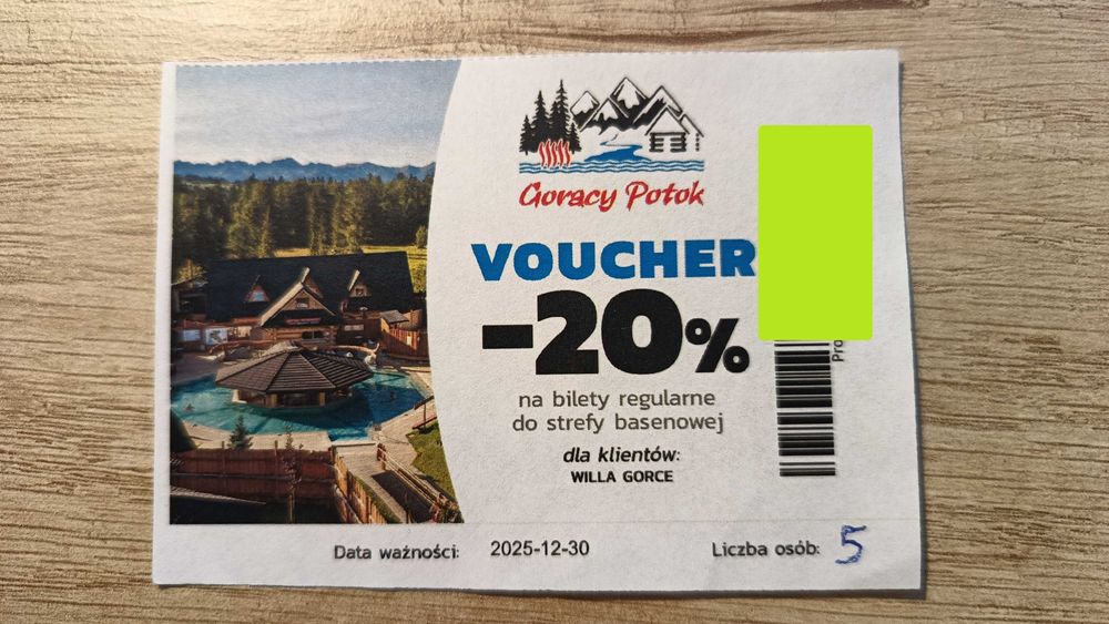 Voucher - Gorący Potok