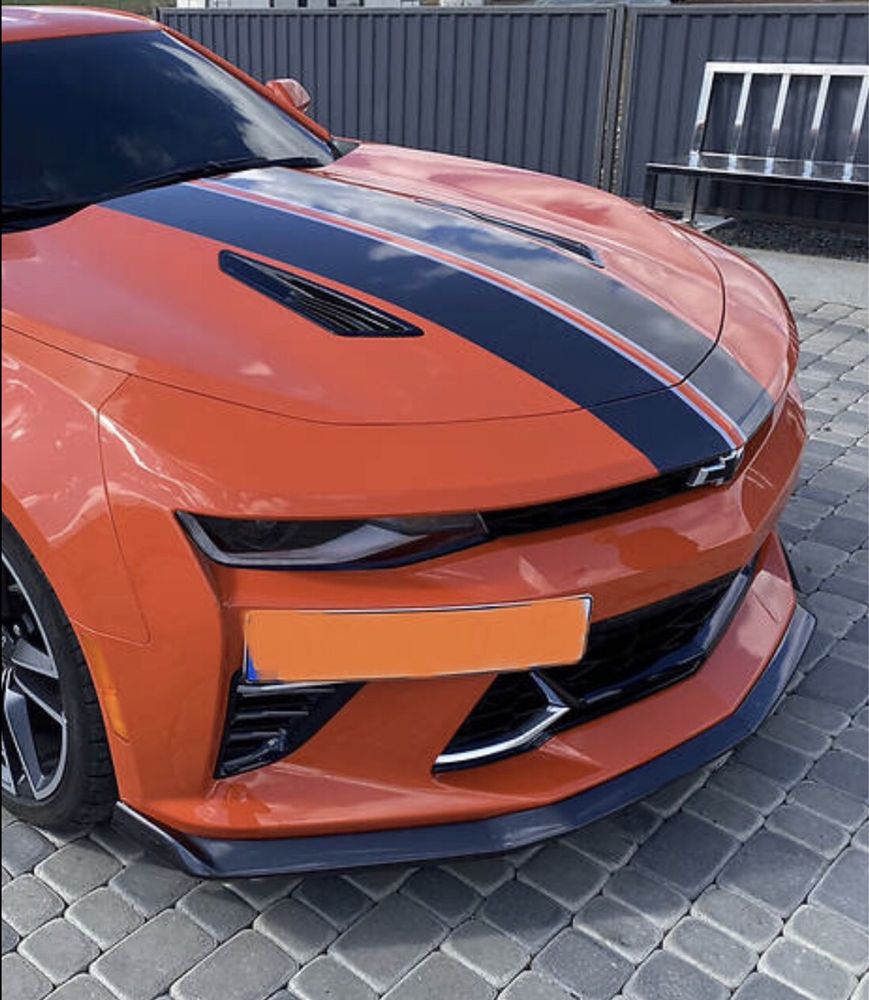 Губа передняя бампер Chevrolet Camaro zl1