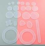 Kit de réguas para espiral arte