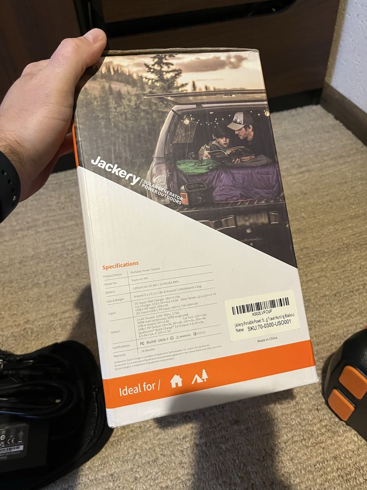Зарядна станція Jackery Explorer 300 W США