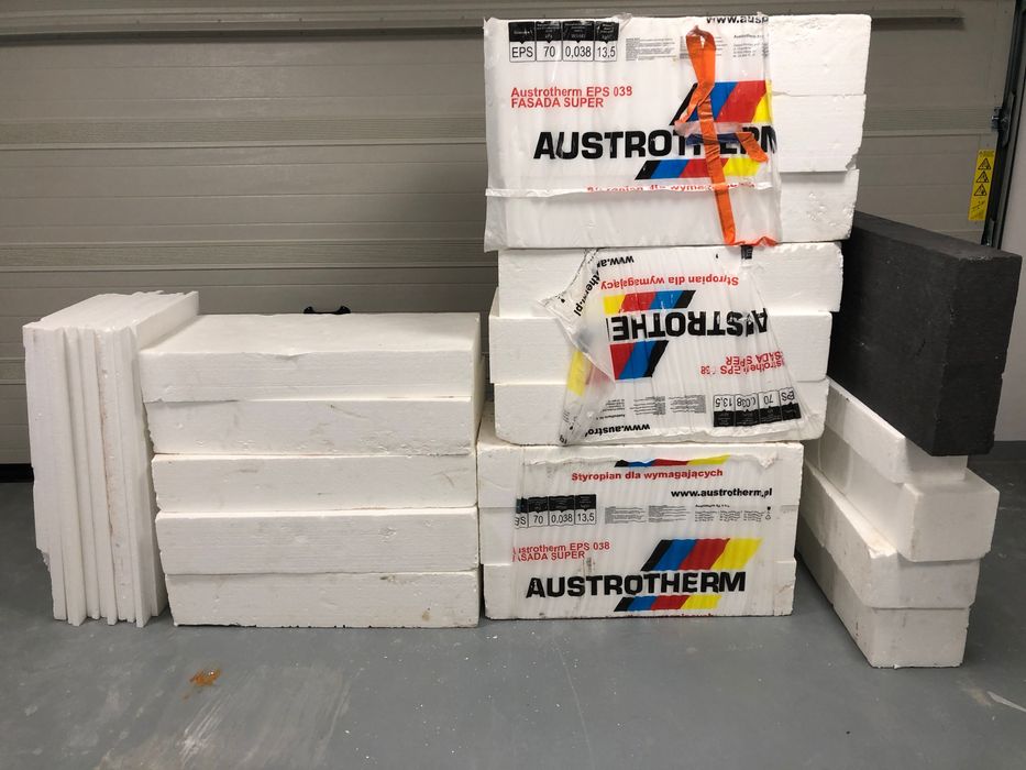 Styropian austrotherm 20cm - 4,5 paczki + docinki