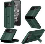 Etui z Zawiasem i Podstawką do Samsung Galaxy Z Flip 4 5G zielone