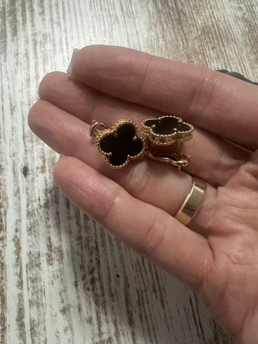 Сережки Ван Клиф бижутерия