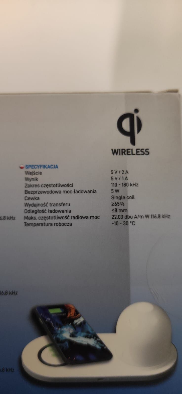 Stacja ładująca Ładowarka i lampka 2w 1