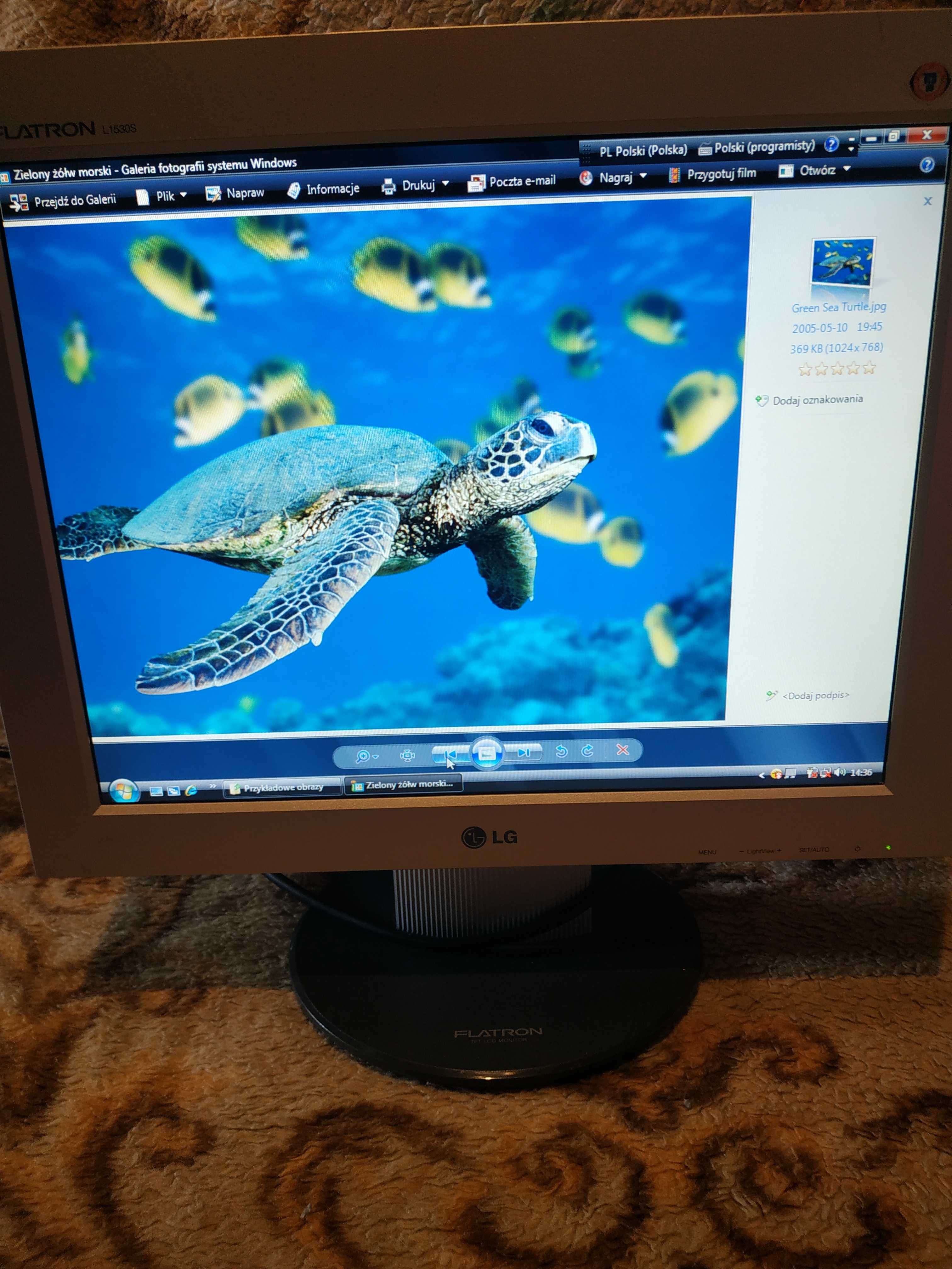 Monitor LG Flatron 15`