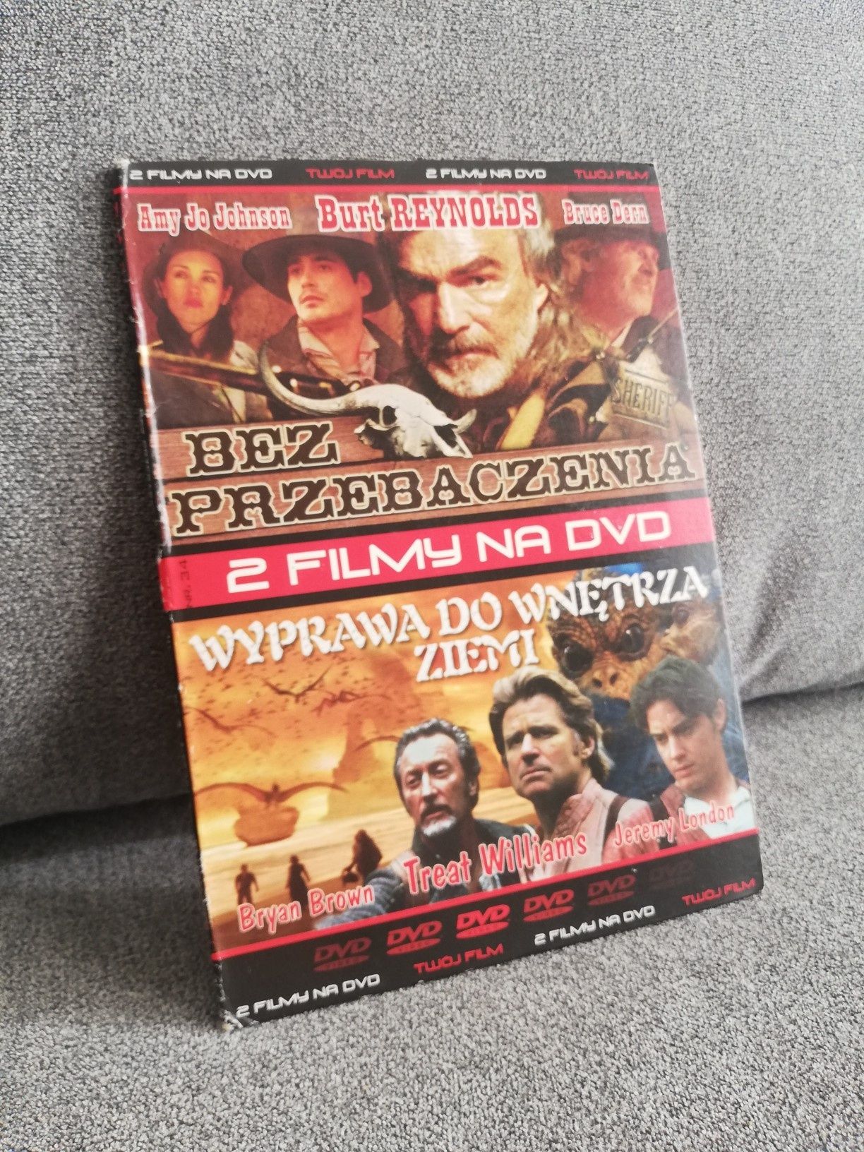 Bez przebaczenia / Wyprawa6do wnętrza ziemi DVD wydanie kartonowe duże