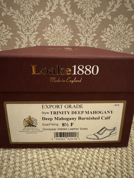 Чоловічі туфлі англійського бренду Loake. Англія.