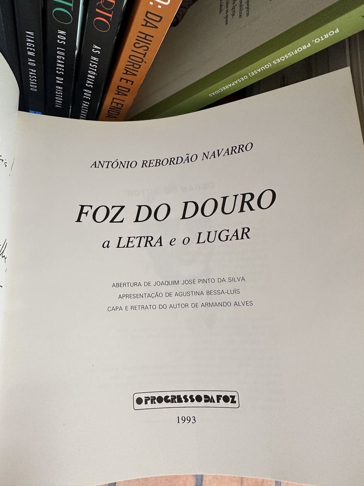 António rebordao Navarro - Foz do douro: a letra e o lugar