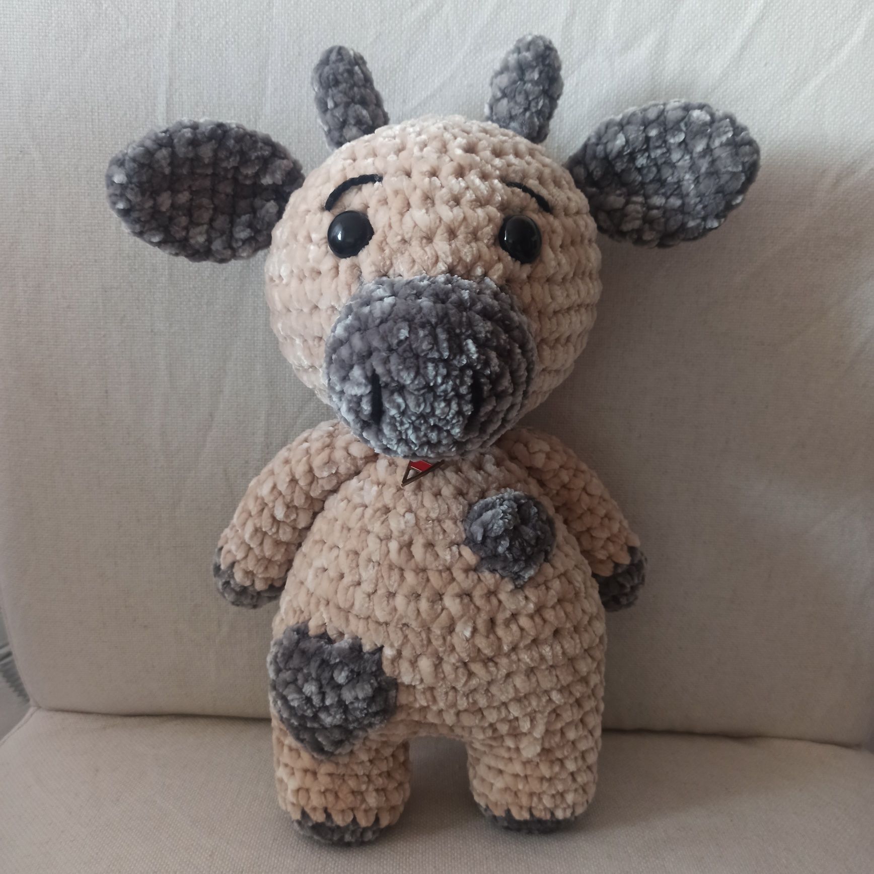 Krówka na szydełku handmade