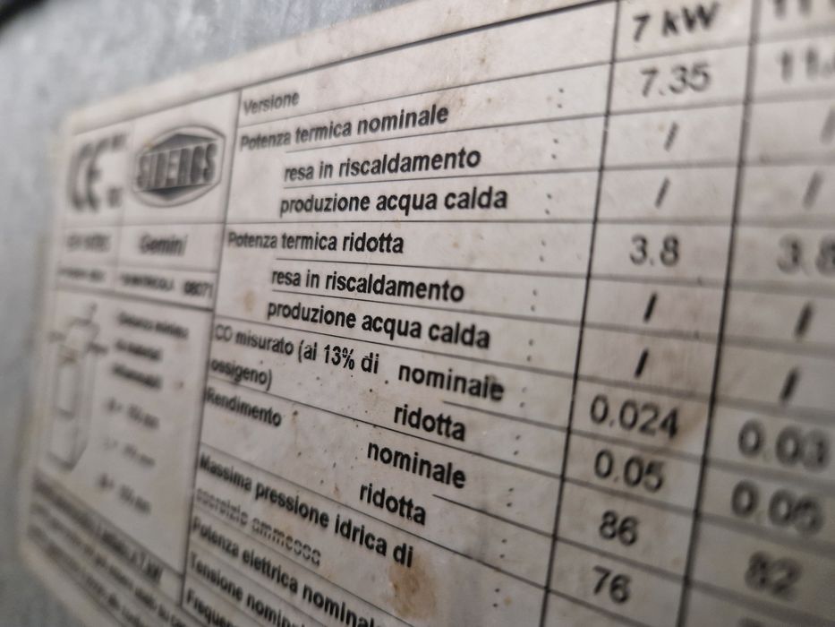 Piecyk koza na pelet Sideros 7kw