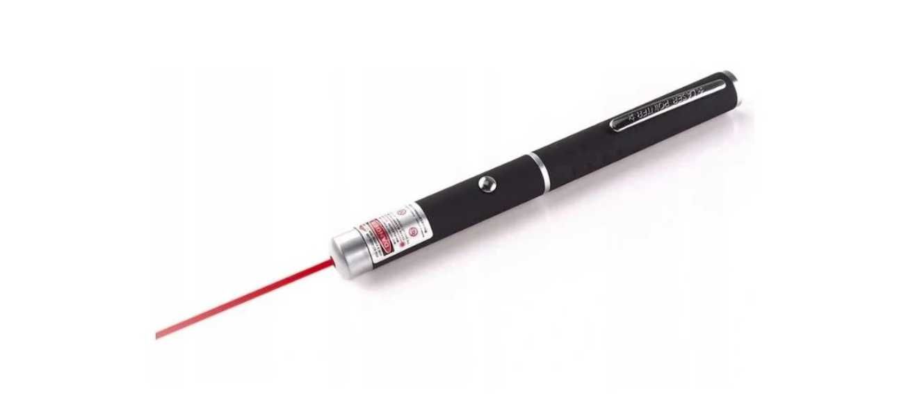 Wskaźnik laserowy laser pointer dla kota mocny czerwony
