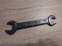 Stary płaski klucz 19 22 mm do motoru WSK SHL WFM stare narzędzia RWPd