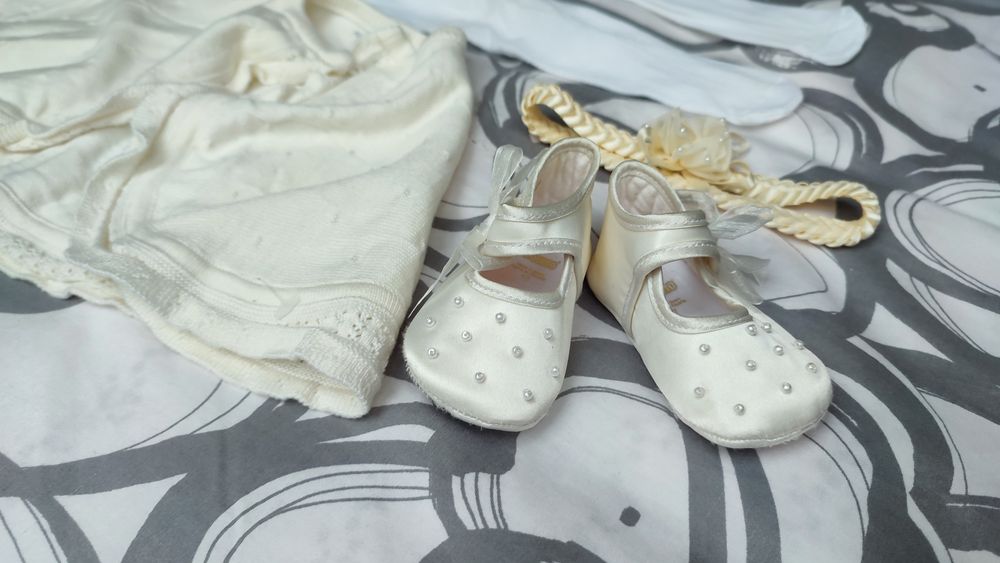 Buty do chrztu i inne akcesoria dla Dziewczynki
