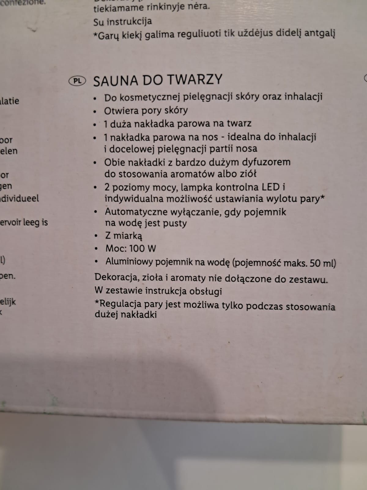 Sauna do twarzy sprzedam