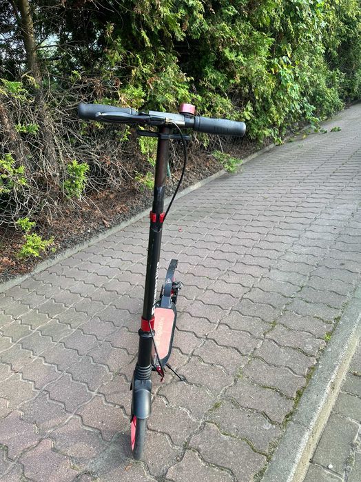 czarno czerwona hulajnoga insportline