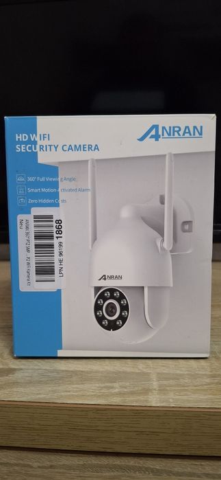 Вулична відеокамера ANRAN 360 PTZ 5MP P2 WIFI