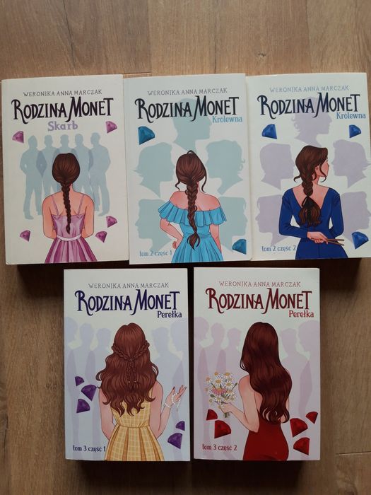 Sprzedam 5 tomów książki Rodzina Monet