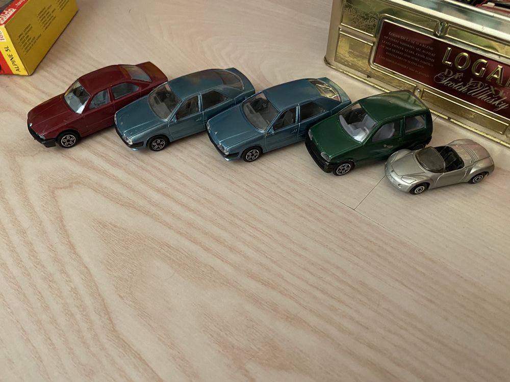 Conjunto de 5 Carros Miniatura