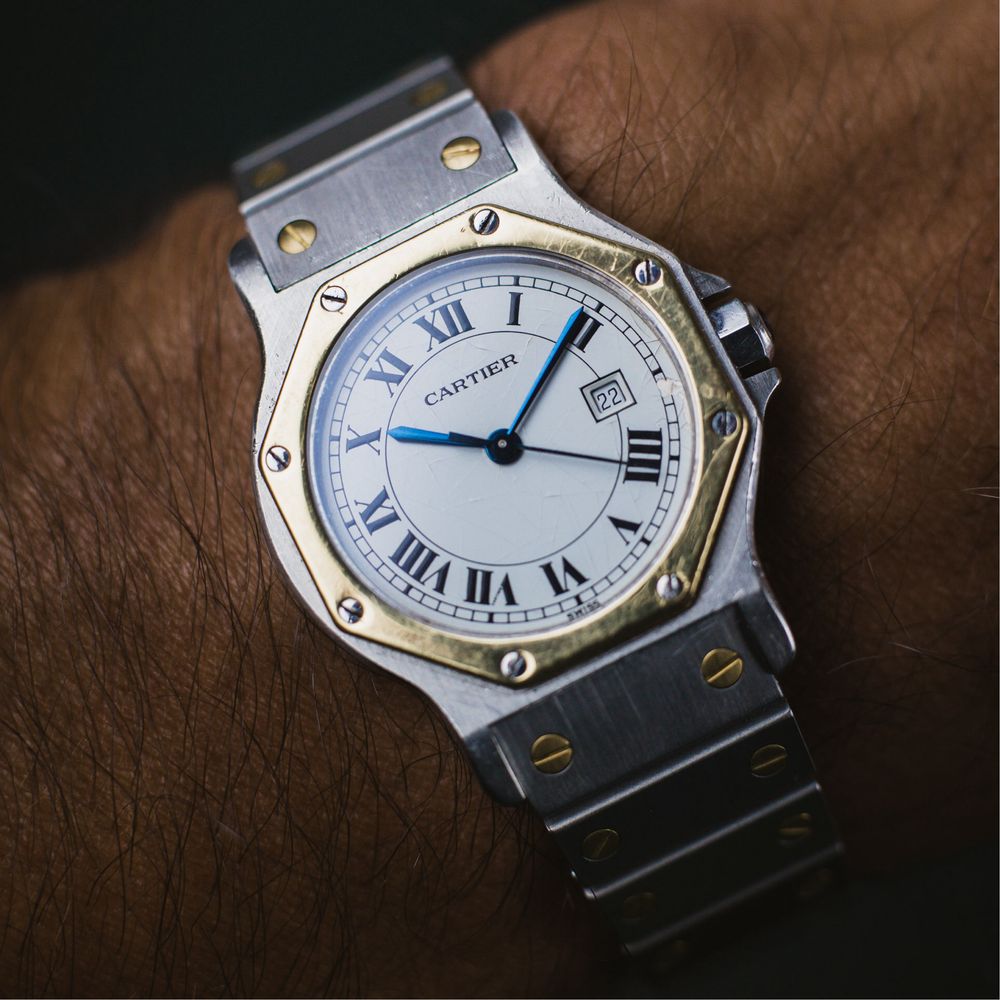 Relogio CARTIER Santos Octagom ref.2966 - com caixa